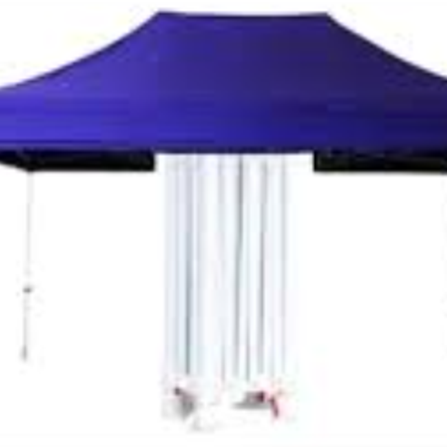 Toldo 3X4,5 Carpa Azul Fierro Cuadrado Blanco Por Mayor