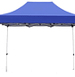 Toldo 2x3 carpa azul fierro cuadrado blanco 10 UN - Miniatura 1