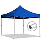 Toldo 3x3 Premium Fierro Negro HEX carpa Azul 6 UN  Valor unitario neto $63.992 - Miniatura 1