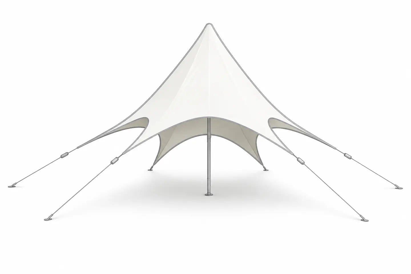 Carpa  Estrella de 4 mt 2
