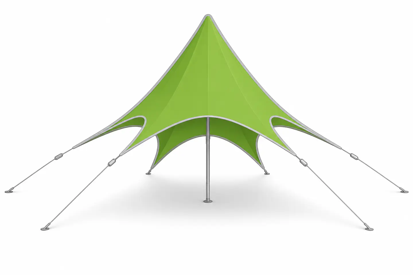 Carpa  Estrella de 4 mt 3
