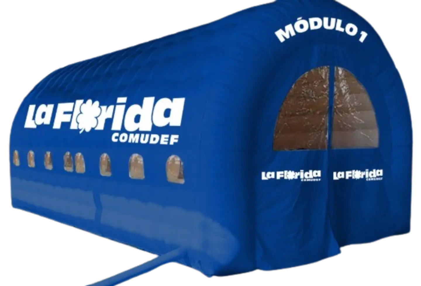 Carpa Inflable de 10x4 mt con Instalacion Electrica de 3 salidas y 3 soquetes 2