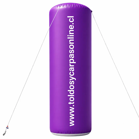 Cilindro Inflable de 4,0 x 1,0 mts.