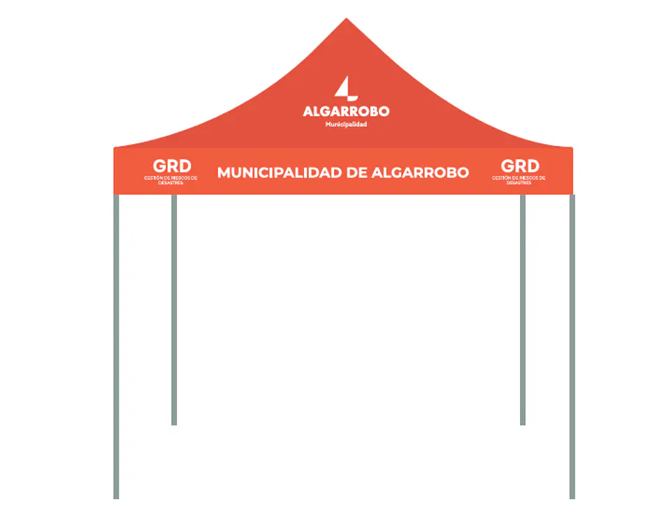 Toldo 2x2 Estandar Superior colores 2
