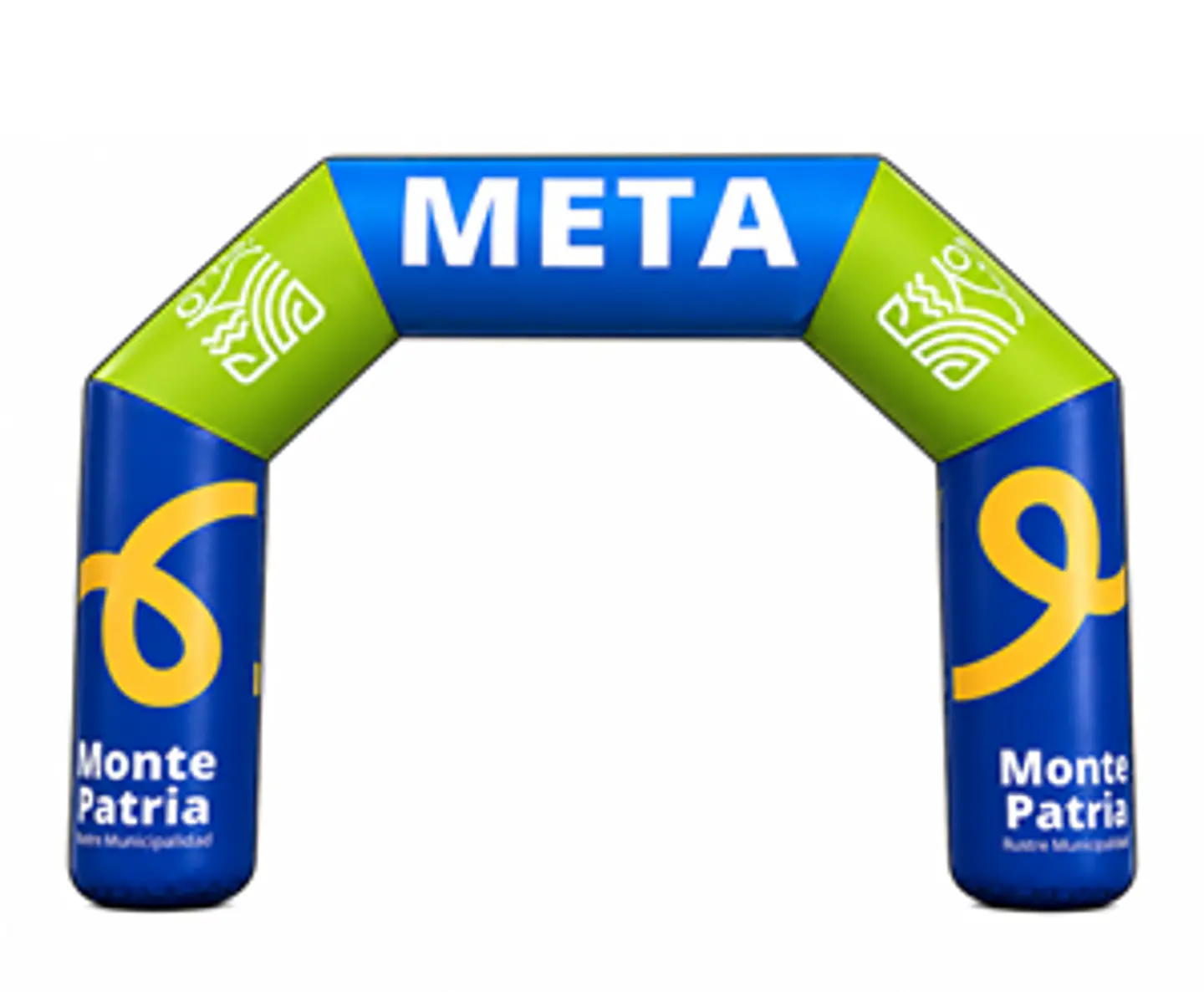 Arco Meta Inflable 8x5x1.5  de 5 lados exterior 1