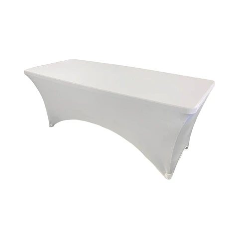 Mantel de mesa Spandex para 180 cms. Negro - Blanco y Colores