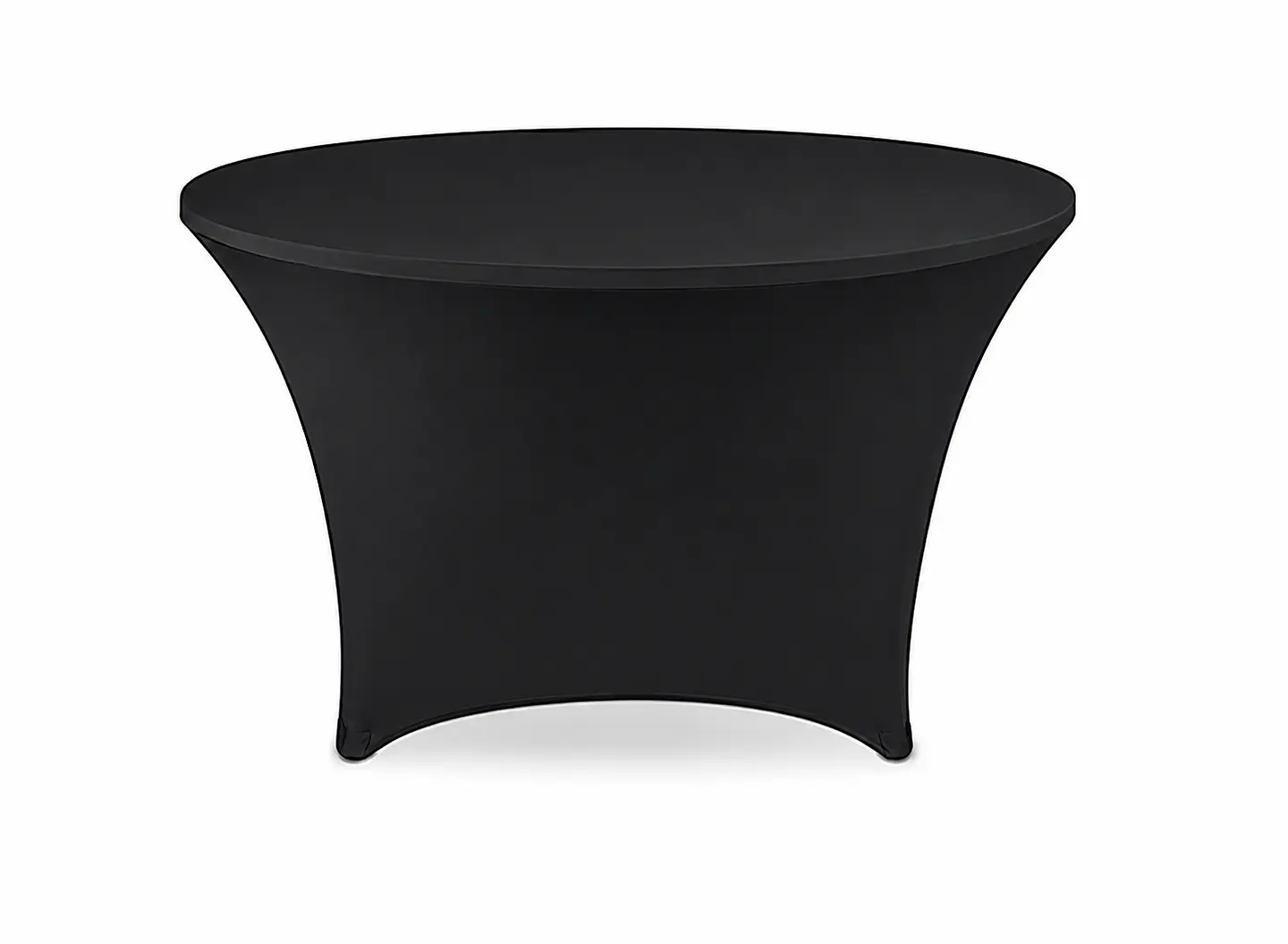 Mantel para Mesa Redonda de 152 cm. diametro Negro y Blanco 1