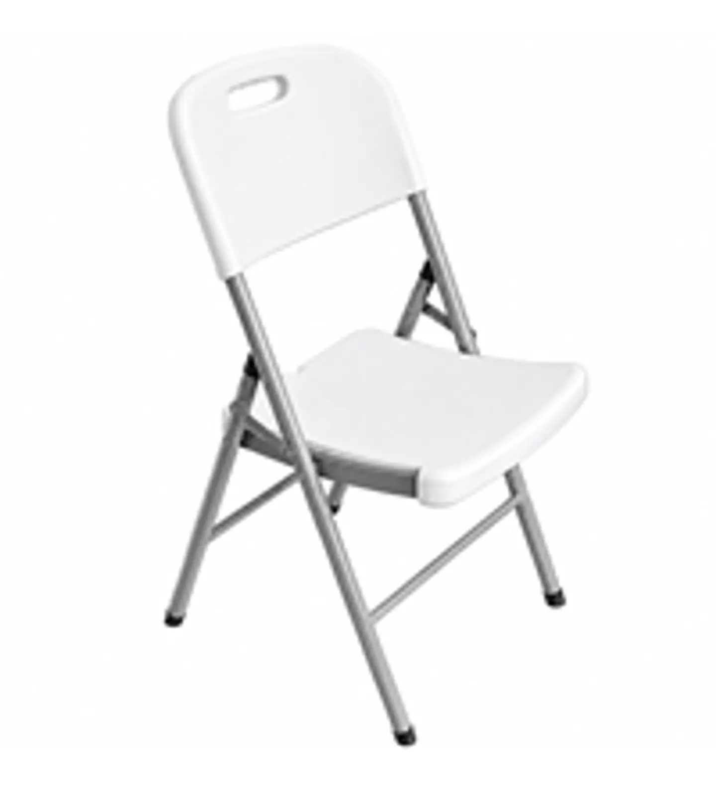 Silla  Resina  Blanca Plegable Interior y Exterior 1