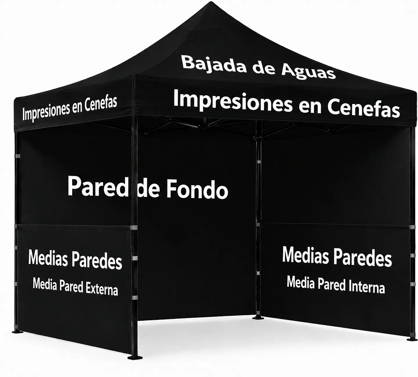 Medias Paredes para Toldos 2X2 mt. y para Toldos 2x3 mt. 2
