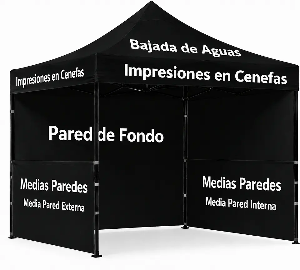 Medias Paredes para Toldos 2X2 mt. y para Toldos 2x3 mt. 2