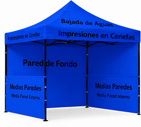 Impresiones en Laterales 1 m2 