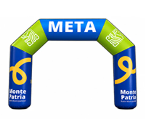 Arco Meta Inflable de 6x4x1 mt exterior