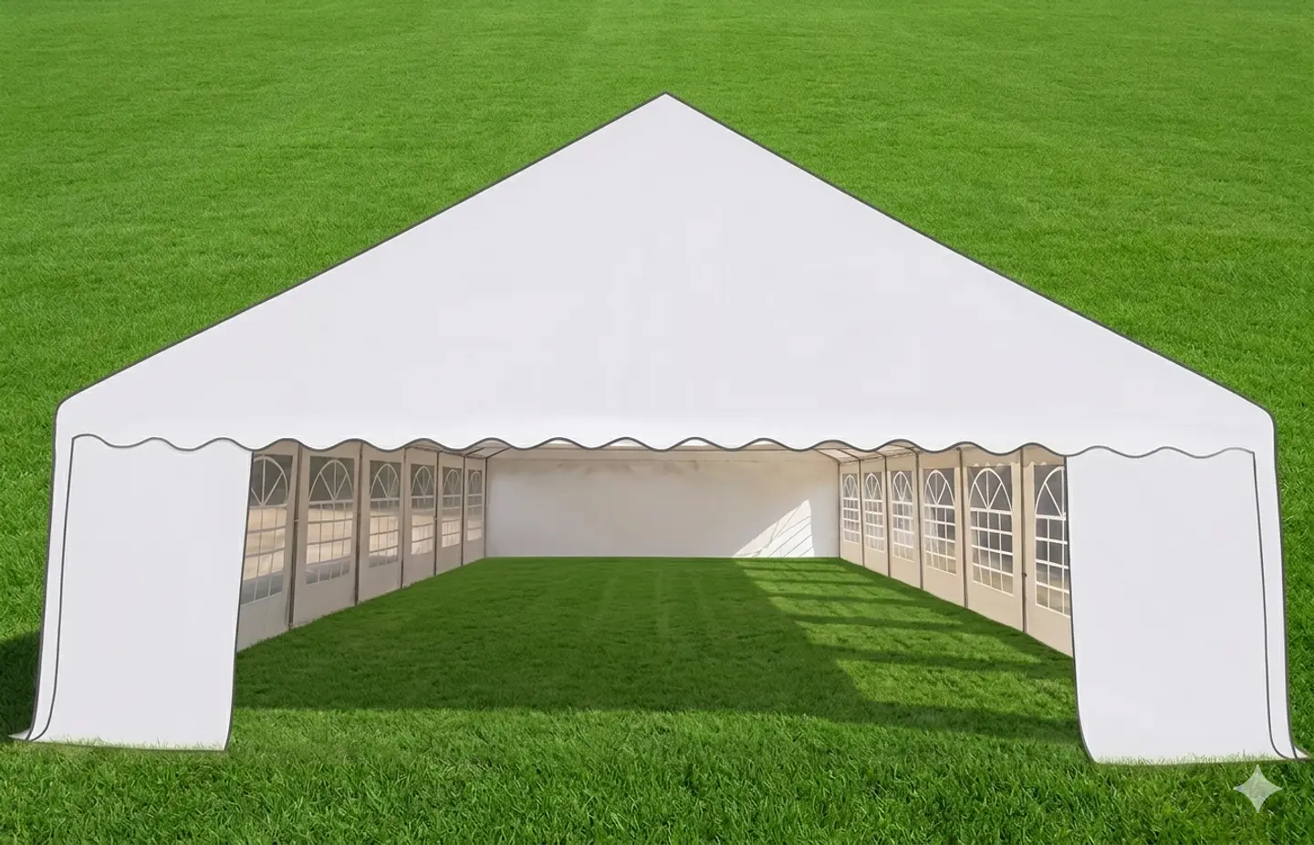 Carpa 14x7 mt PVC Alta Resistencia 100% Impermeable 2