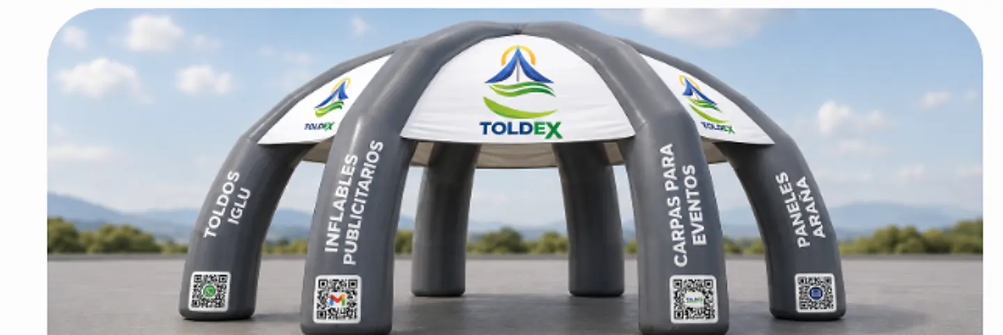 Carpa Pulpo Inflable 6 patas  8 mt de diametro 1