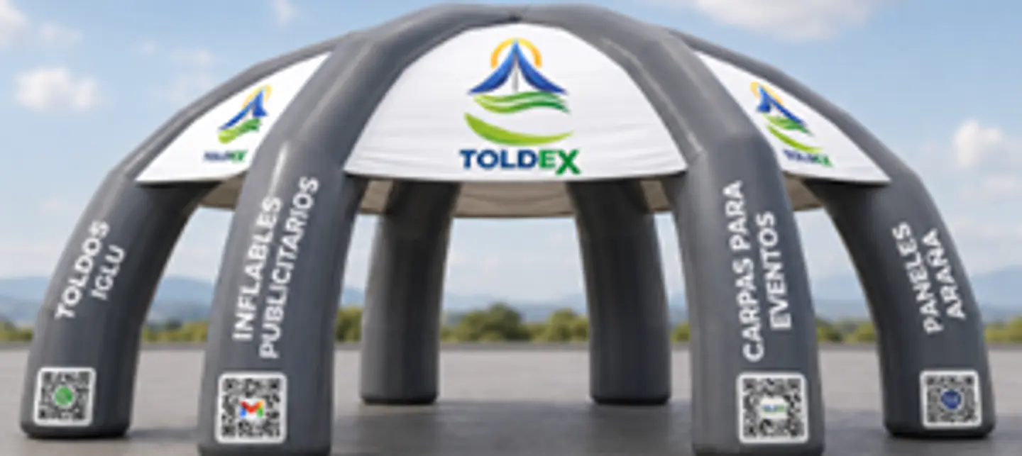 Carpa Pulpo Inflable 6 patas  8 mt de diametro 3