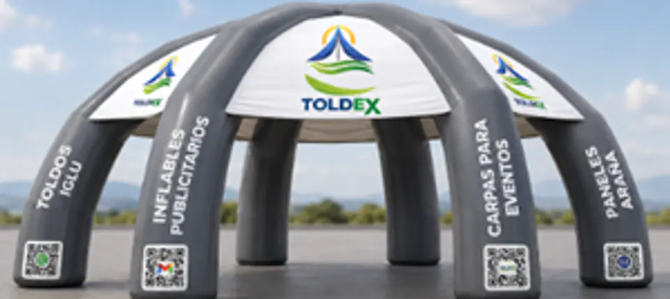Carpa Pulpo Inflable 6 patas  8 mt de diametro 3