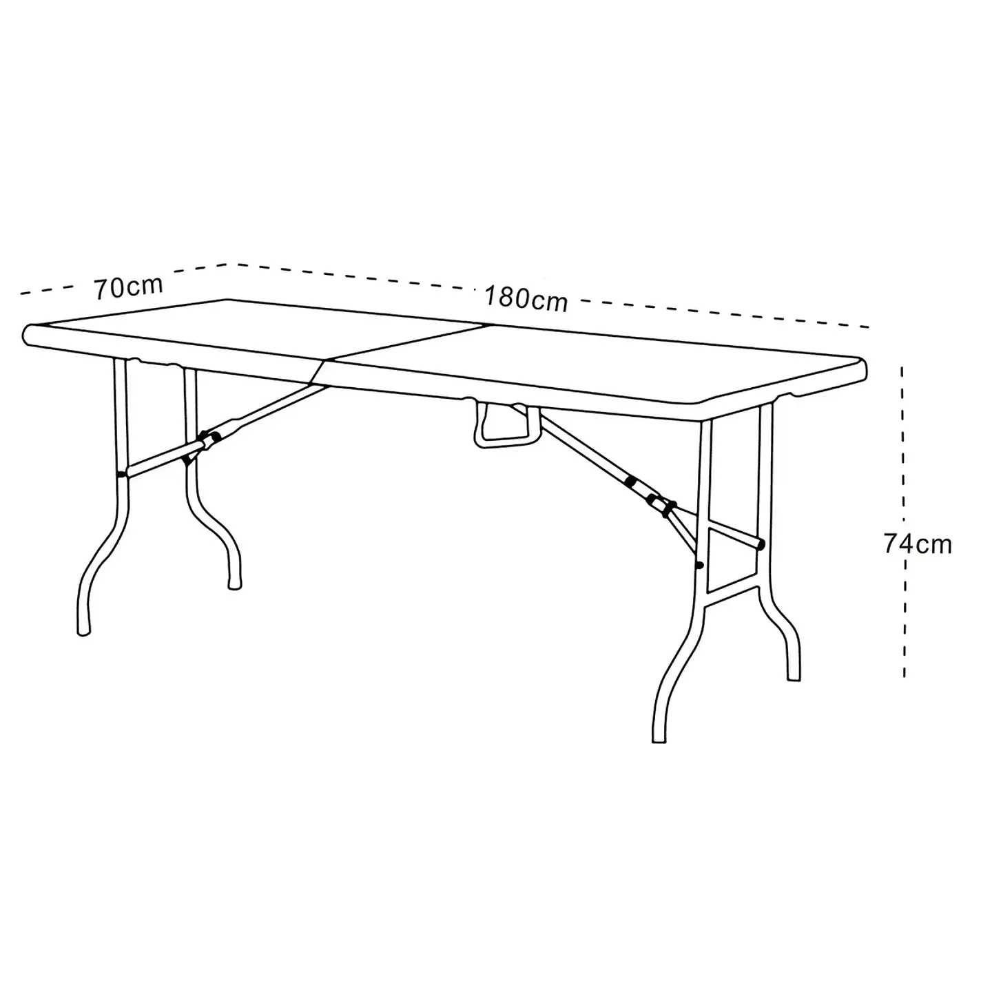 Mesa Maleta 180x70x75    3