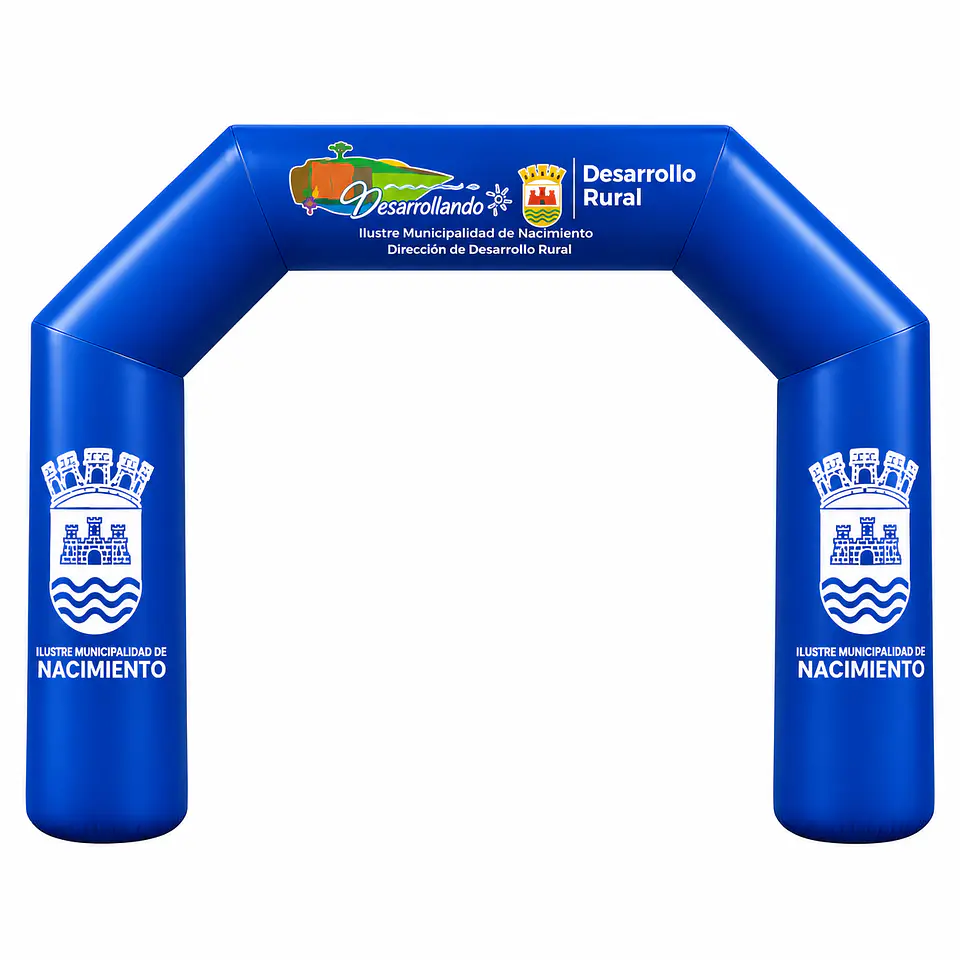 Arco Meta Inflable 8x5x1.5  de 5 lados exterior 3