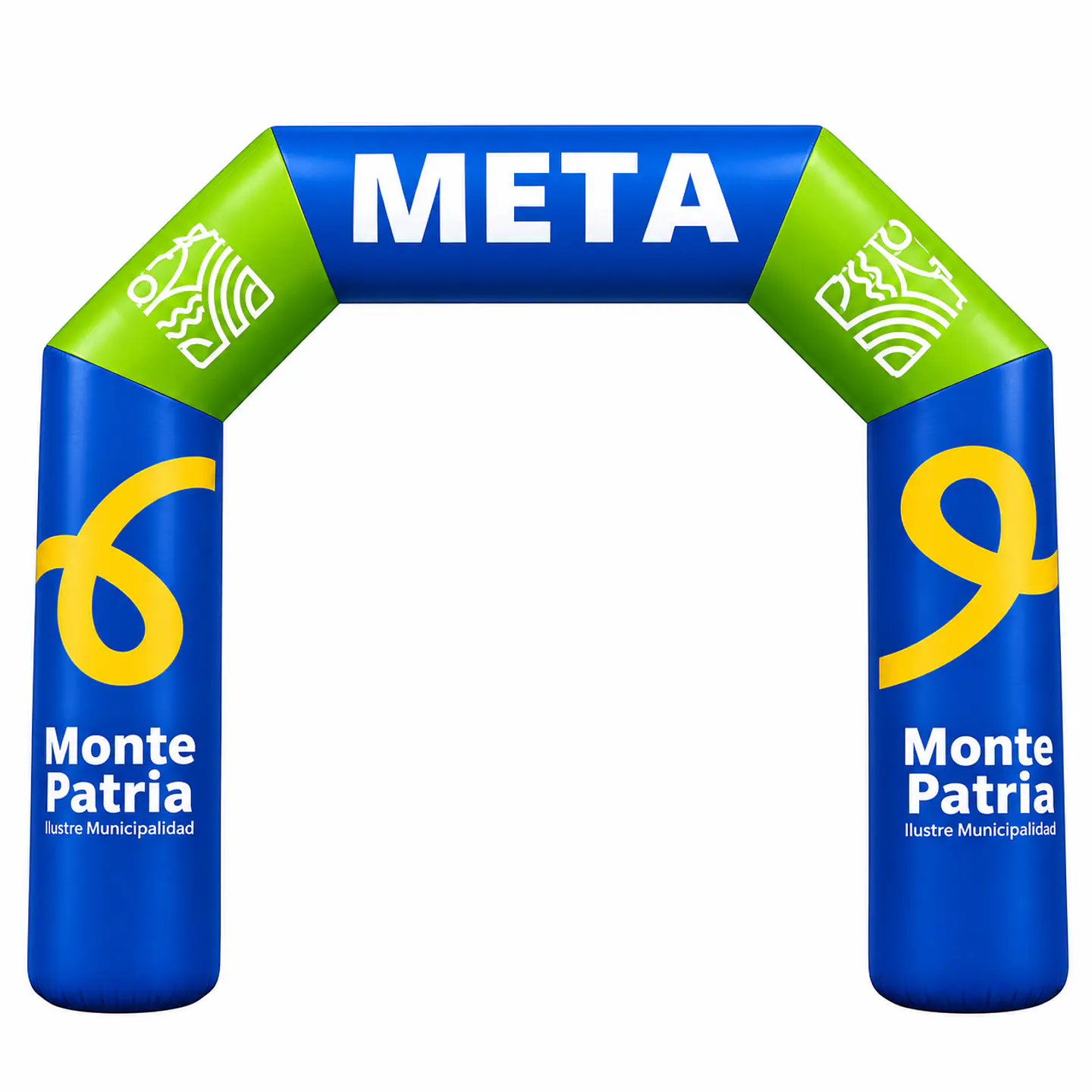 Arco Meta Inflable 8x5x1.5  de 5 lados exterior 1
