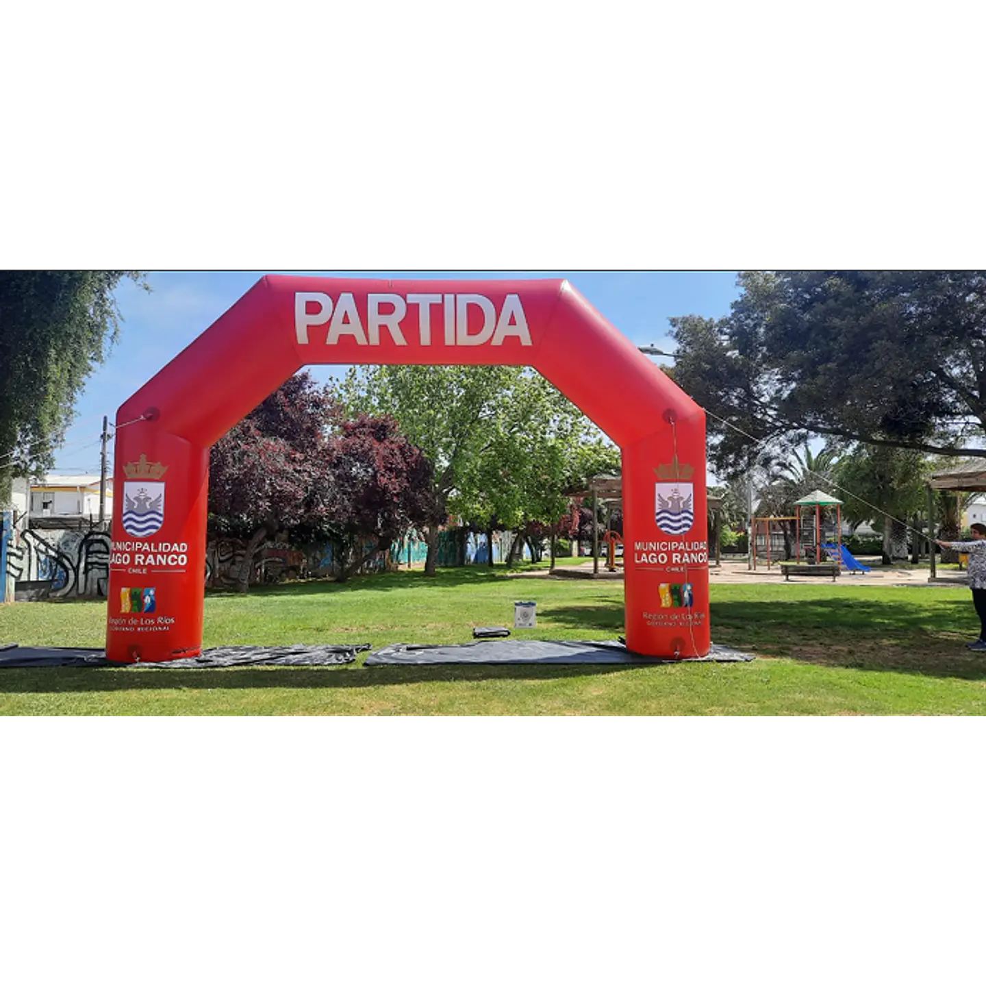 Arco Meta Inflable Lago Ranco 1