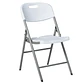 Silla Resina Blanca Plegable Interior y Exterior - Miniatura 1