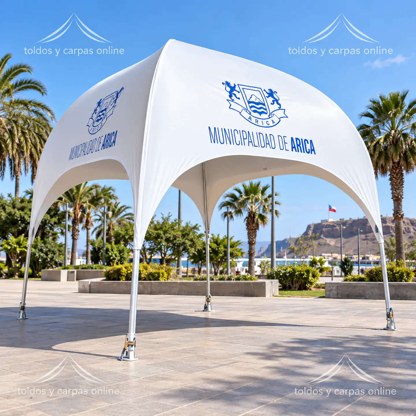 CARPA IGLU 5X5 CUBIERTA EN PVC 1