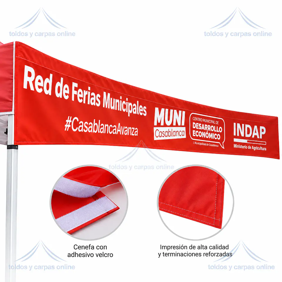 Cenefa impresa CASABLANCA Adhesion velcro 1
