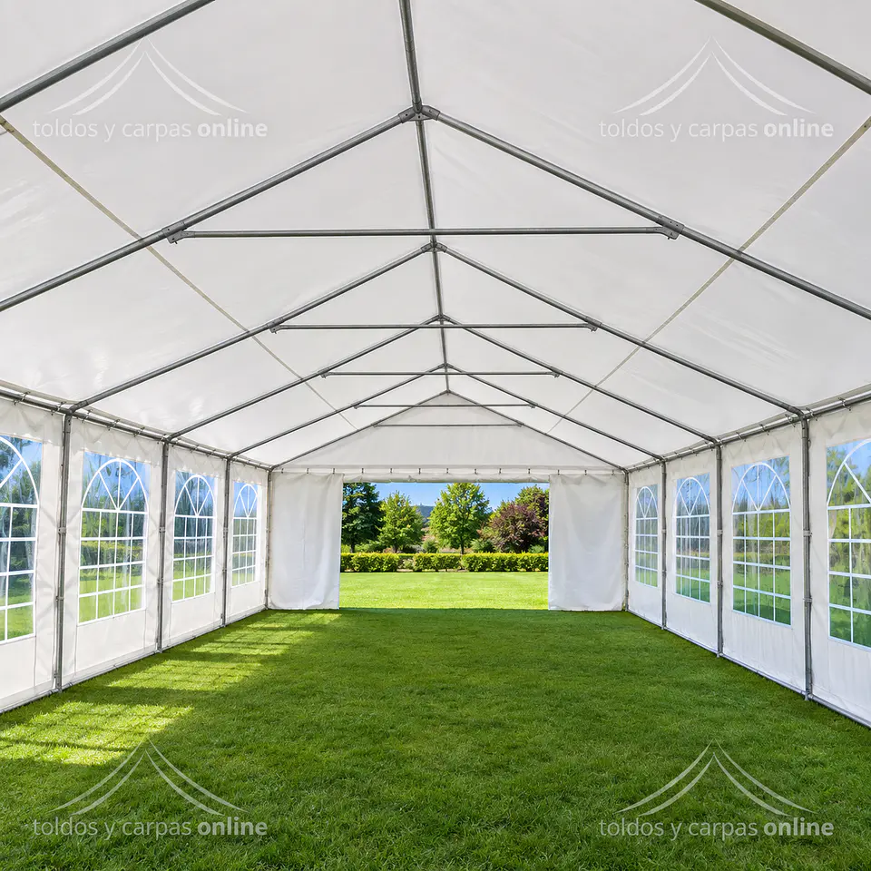 Carpa 12X6 metros PVC impermeable Evento 2