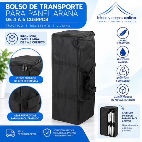 Bolso para Panel de 4 a 6 Cuerpos