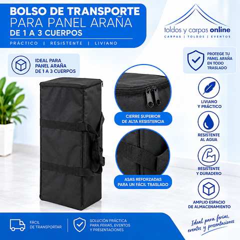 Bolso para Panel  Araña de 1 a 3 Cuerpos
