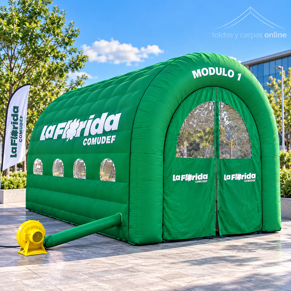 Carpa Inflable de 4x3 mt exterior Conexion Electrica 2