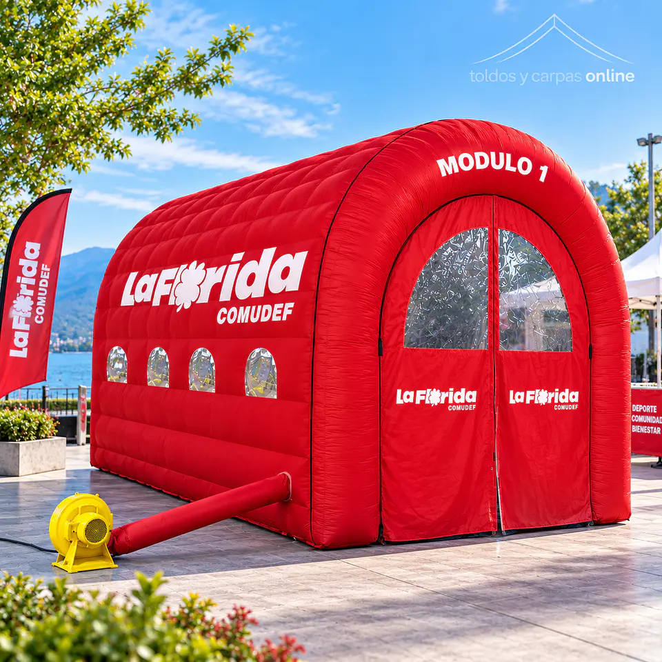Carpa Inflable de 4x3 mt exterior Conexion Electrica 3