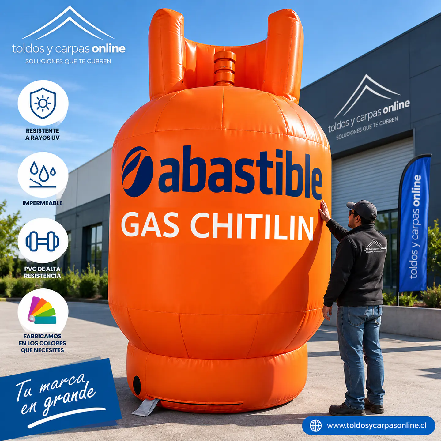 Balon Abastible de 3.5 mt alto 1