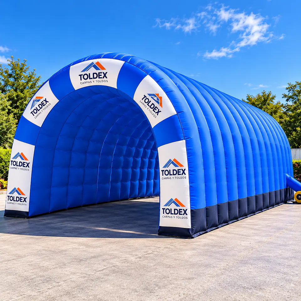 Carpa Inflable 10x5 mt con conexion electrica 1