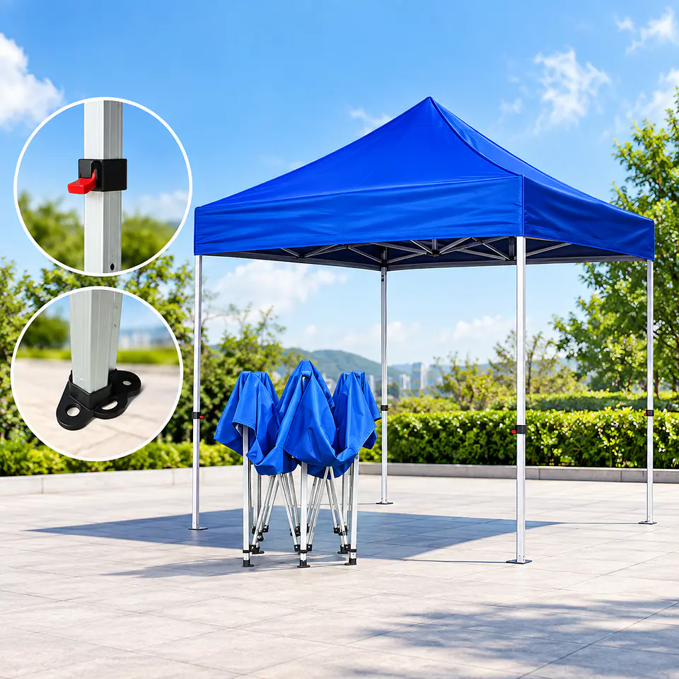 Toldo Americano Hexagonal de 2x2 mt 1