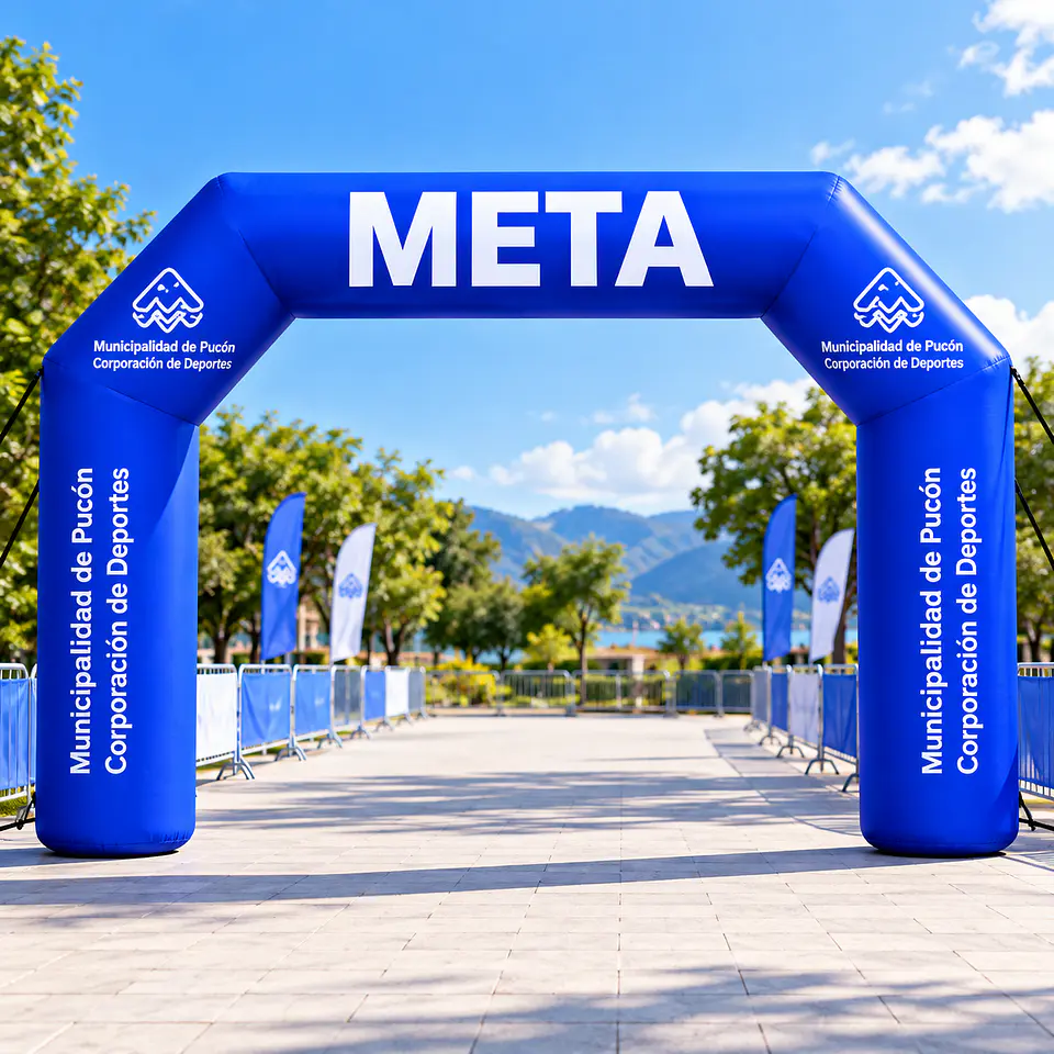 Arco Meta Inflable Turbina de 10x5x1.5 mt 1