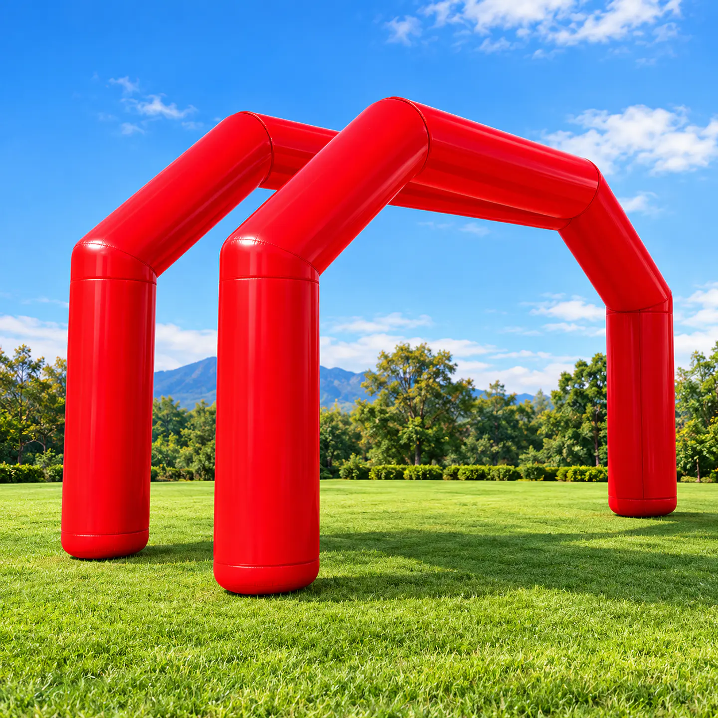 Arco Meta Inflable sin turbina Sellado 6x4 mt 1