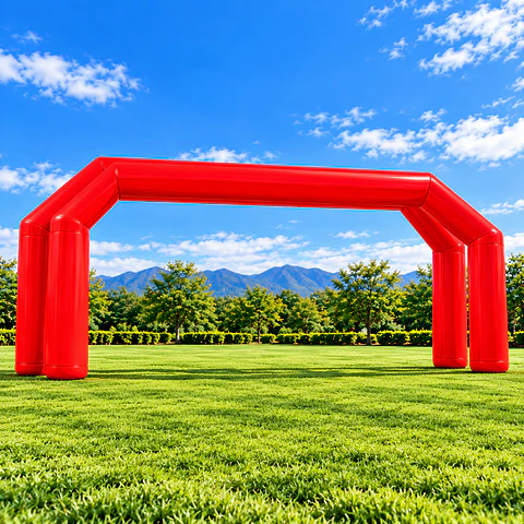 Arco Meta Inflable sin turbina Sellado  8m x 4m