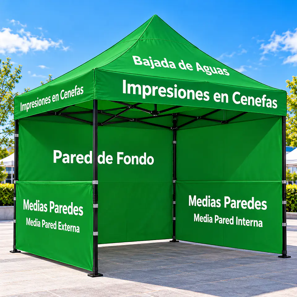 Impresion Full Color para Toldos 3x3 1