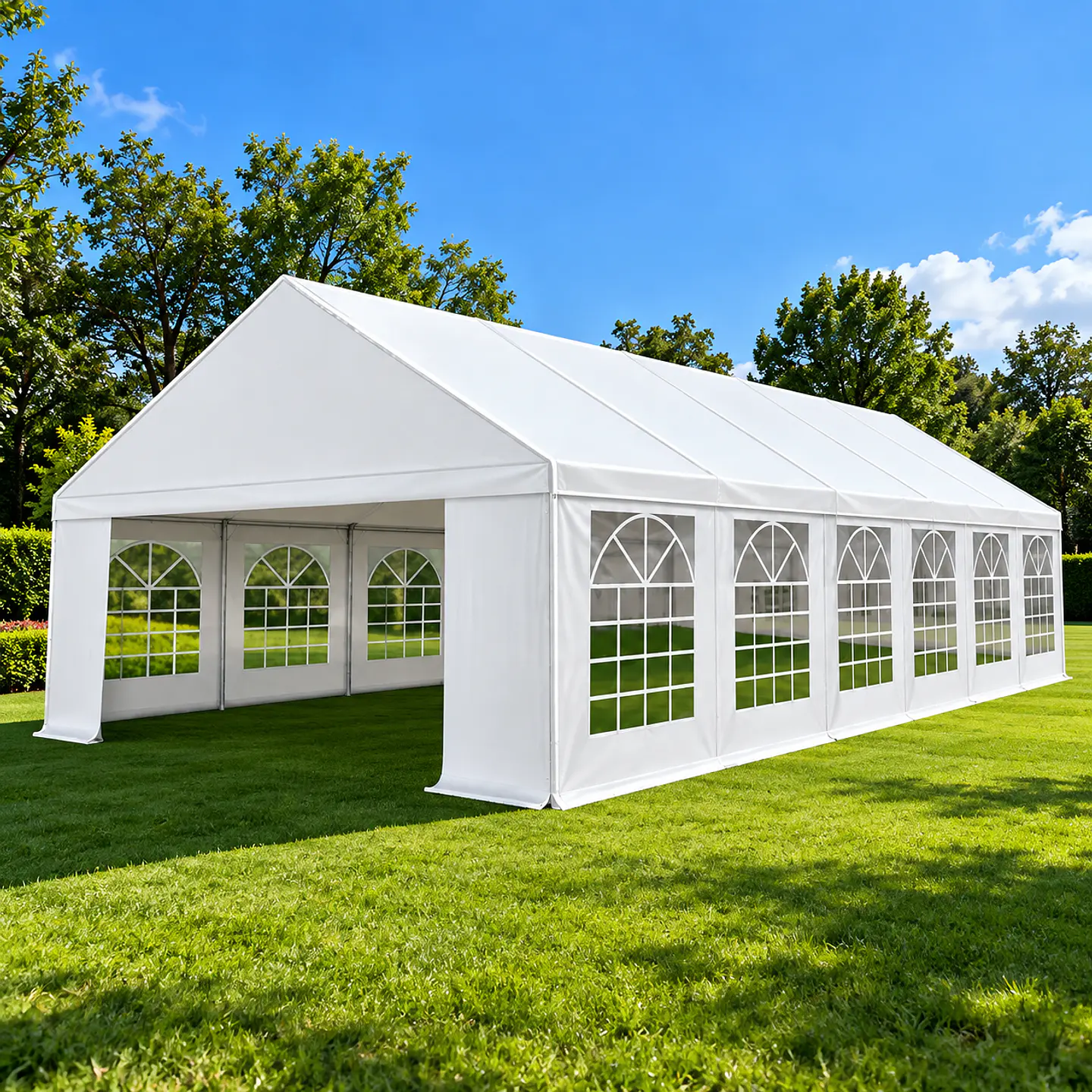 Carpa 14x7 mt PVC Alta Resistencia 100% Impermeable 1