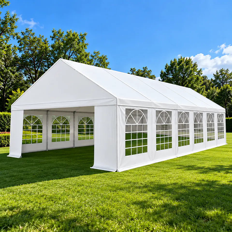Carpa 14x7 mt PVC Alta Resistencia 100% Impermeable 1