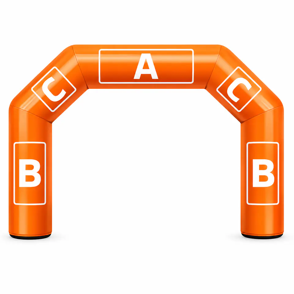 Arco Meta Inflable de 6x4x1 mt exterior 2