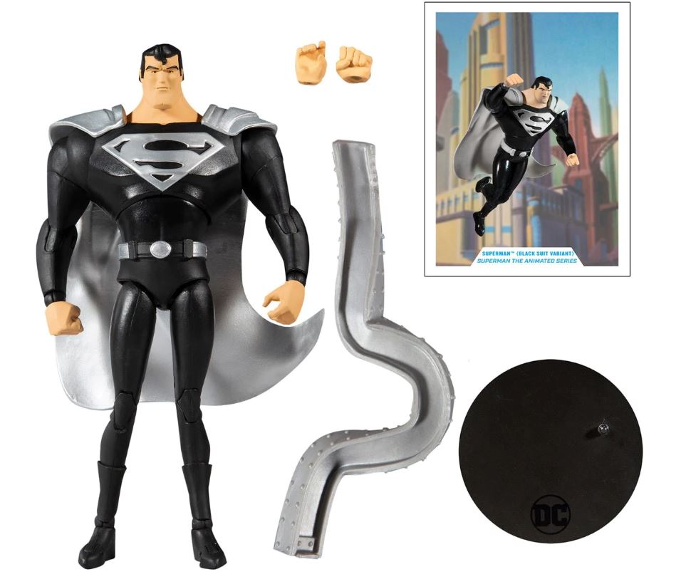 Superman (Black Suit Variant) “Superman: The Animated Series”, DC Multiverse - McFarlane Toys