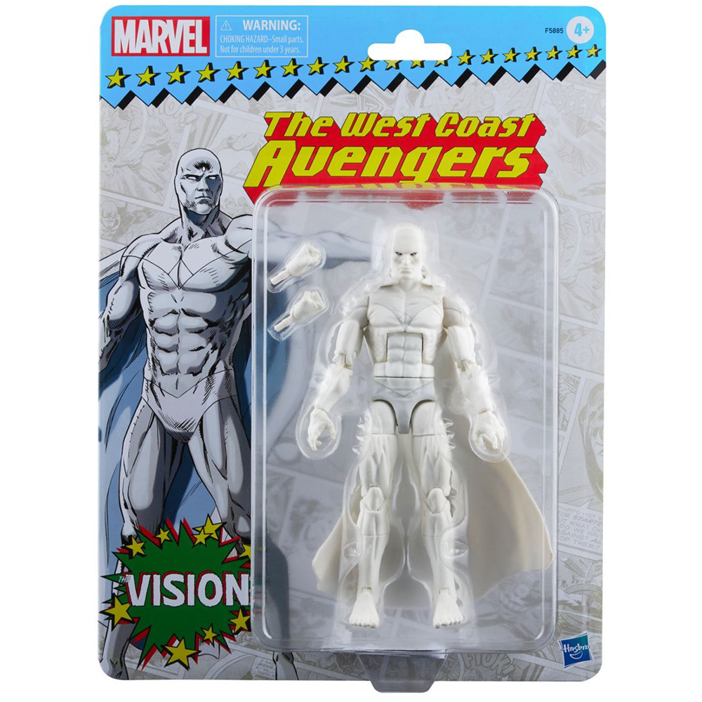 Vision (White) "The West Coast Avengers", Marvel Legends - Retro Collection