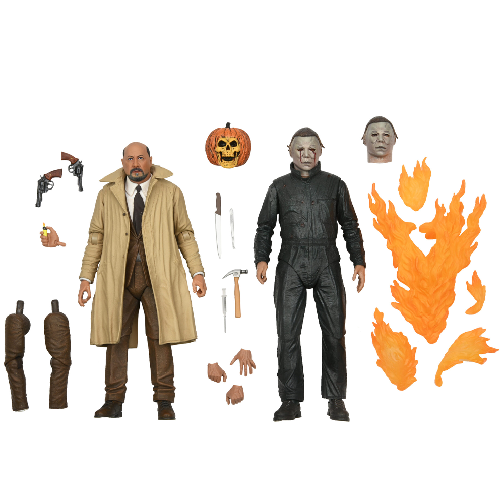Ultimate Michael Myers & Dr Loomis 2-Pack "Halloween II", NECA
