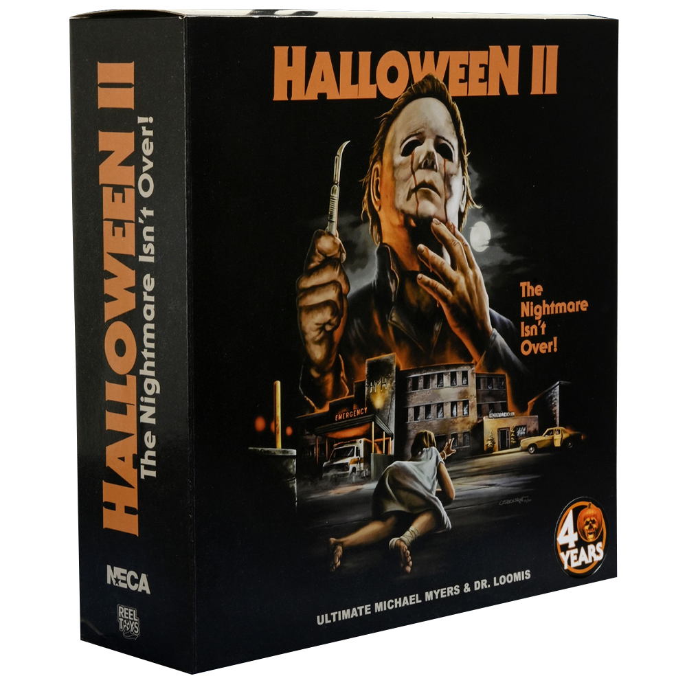 Ultimate Michael Myers & Dr Loomis 2-Pack "Halloween II", NECA