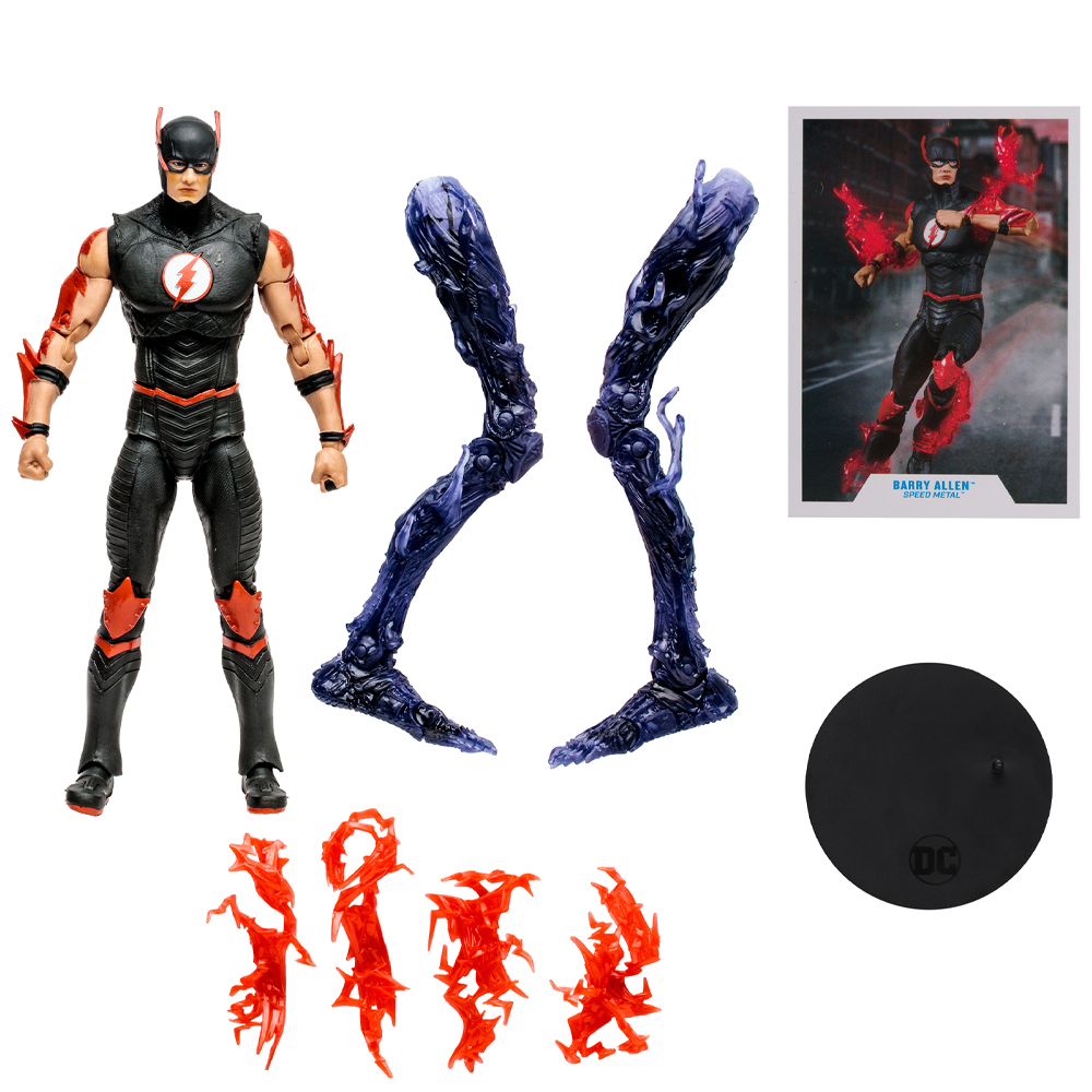 Barry Allen "Speed Metal" (Darkest Knight BAF), DC Multiverse - McFarlane Toys