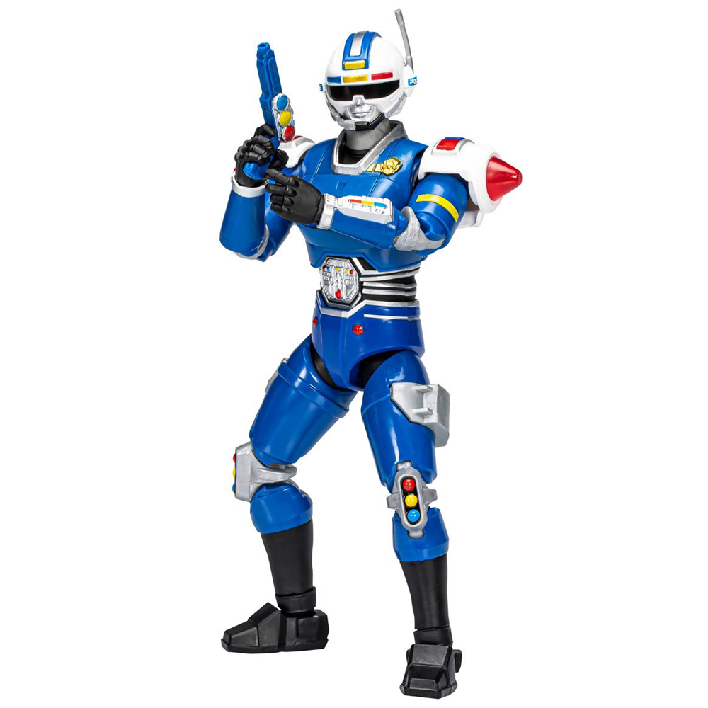 Turbo Blue Senturion Deluxe Figure, Power Rangers Lightning Collection