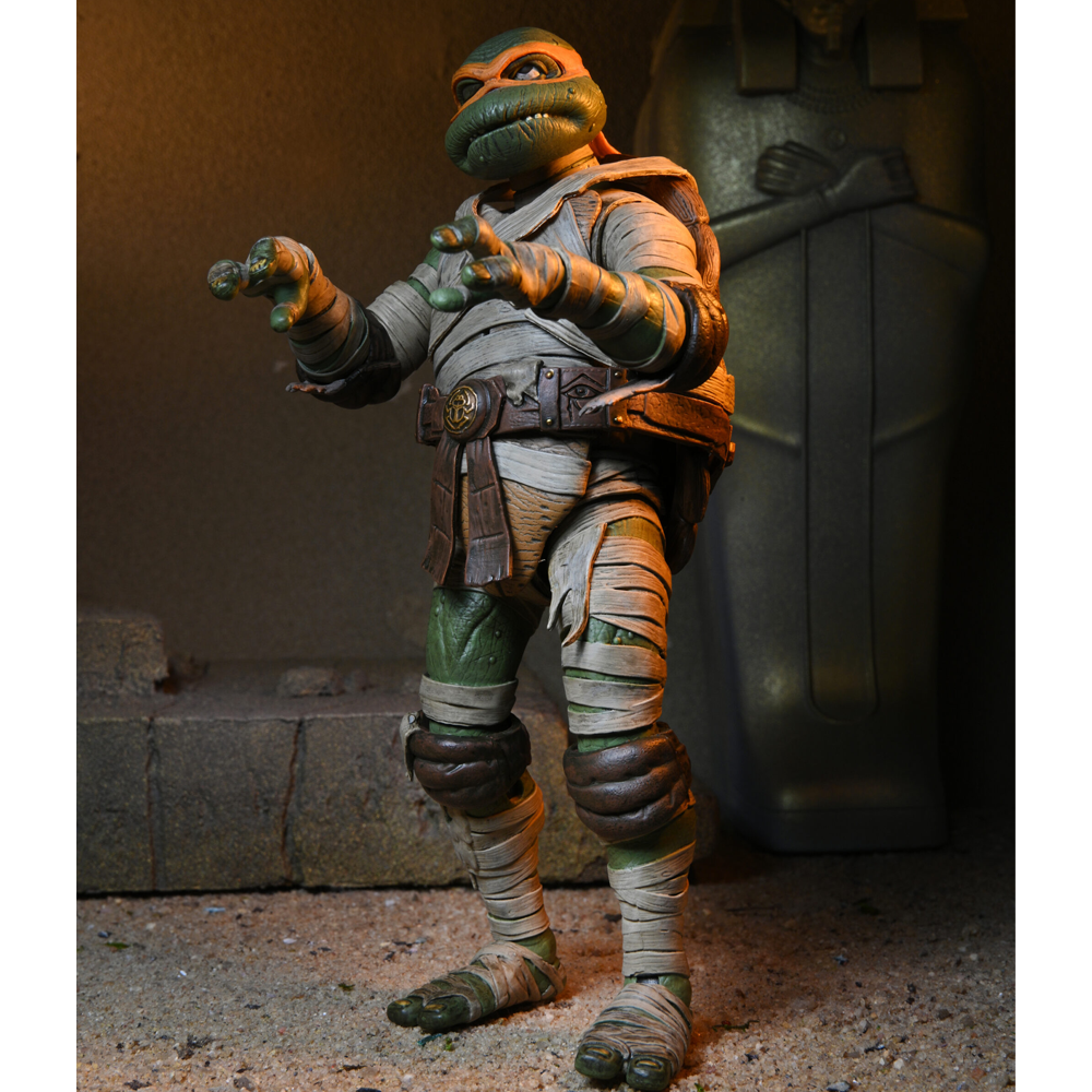 Ultimate Michelangelo as The Mummy "TMNT x Universal Monsters", NECA