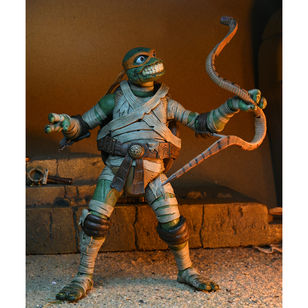 Ultimate Michelangelo as The Mummy "TMNT x Universal Monsters", NECA